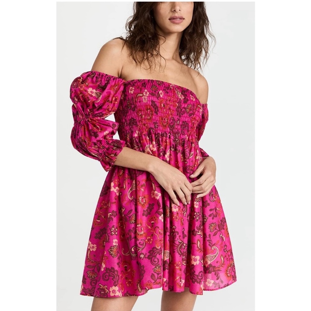 MISA Zadie Pink Babydoll Dress XL
